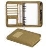Kosibate Tactical Notebook Padfolio Ring Binders with 45 Sheets,Army Military