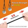 BEXSLE 8 Pcs 24in Bungee Cords with Carabiner Hooks Heavy