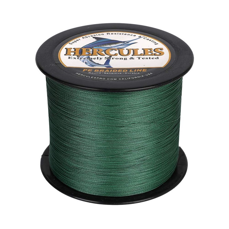 HERCULES Braided Fishing Line 1000m 1094yds 6lbs-100lbs Pe 4 Strands