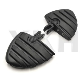 SMT- Black Wing Mini Floorboards w/Adapters Compatible With H-D 2018-later FXBB FXBR FXBRS FXLR [B07NXYJ85G]