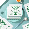 Rakuto Golf 50th Birthday Napkins Decorations for Men, 50pcs Golf