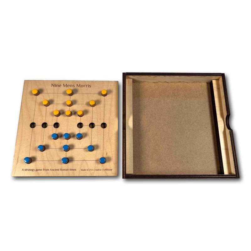 Nine Mens Morris – Strategy game from ancient Rome. Premium