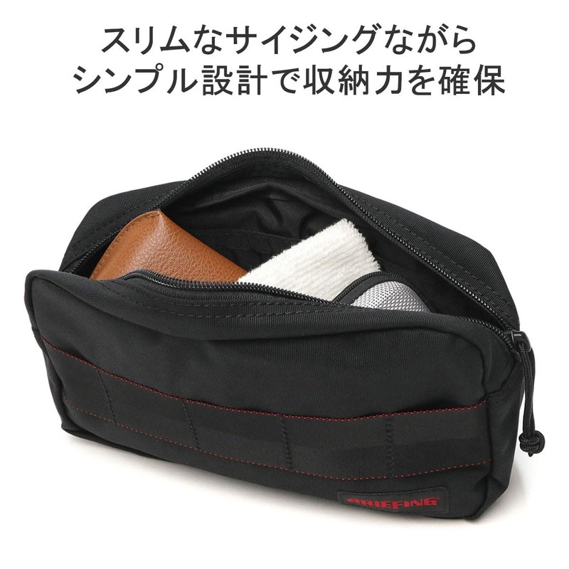 BRIEFING BRA233A38 Briefing One-Zip Pouch, Black