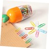 jojofuny 1 Set Creative Carrot Paper Clips Multi Use Clips