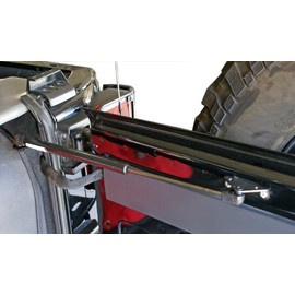 RAMPAGE PRODUCTS 86618 Black Rear Door Stabilizer Gas Strut for 2007-2010 Jeep Wrangler JK