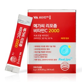 Vitamin Village High-Concentration Mega C Liposome Vitamin C 2000 1 Box 30 Packets / 비타민마을 고함량 메가씨 리포좀 비타민c 2000 1박스 30포