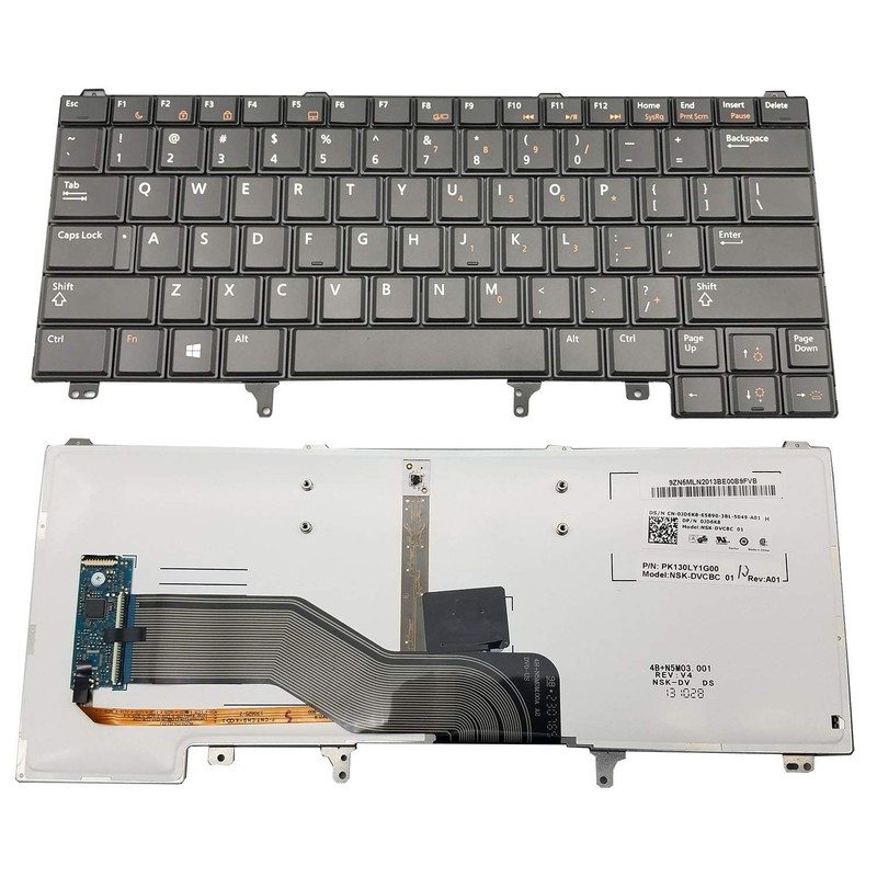 New Laptop Keyboard Backlit for Dell Latitude E5420 E5430 E6220