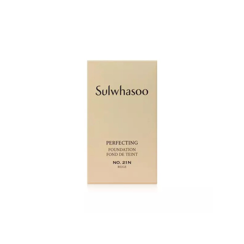 Sulwhasoo 설화수 파운데이션 퍼펙팅 35ml 21N호 베이지 커버 밀착 저자극