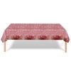 AIMALL 3 PCS Rose Gold Themed Disposable Tablecloth, Waterproof PE