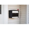 Architectural Mailboxes Mailsafe Aluminum, Locking, Wall Mount Mailbox, MSK00BAM, Black,