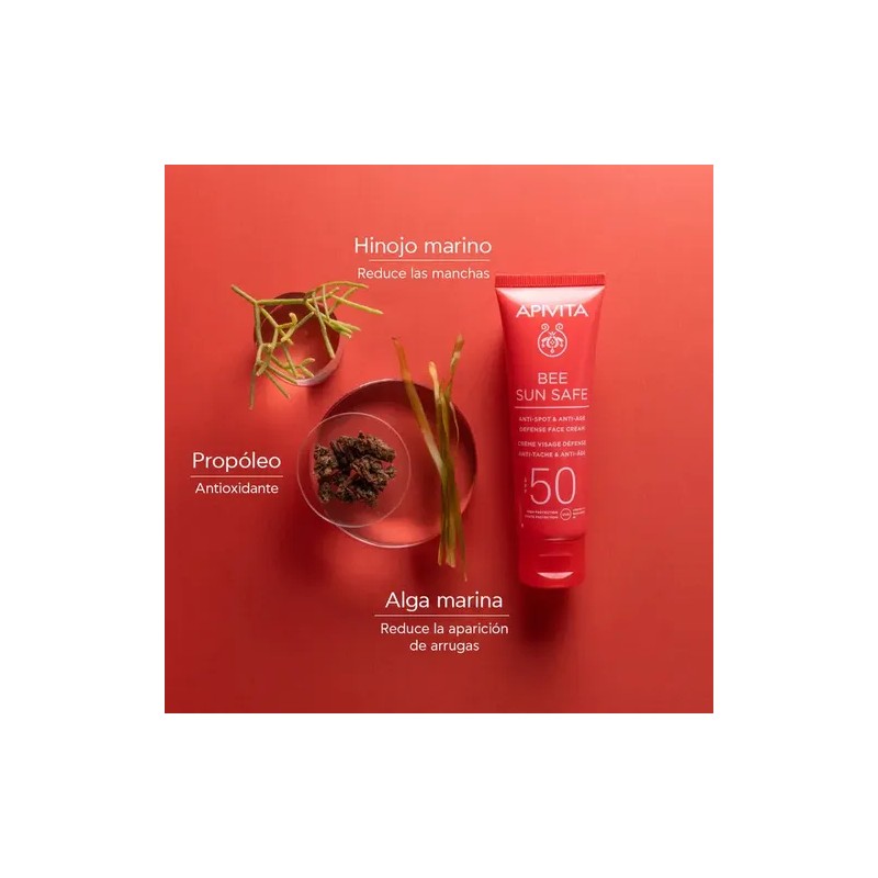 Apivita Bee Sun Safe Crema Antiedad Y Antimanchas Spf50 50ml
