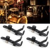 Adjustable Drum Microphone Clip, Shockproof Mount for Tom Microphone Set,