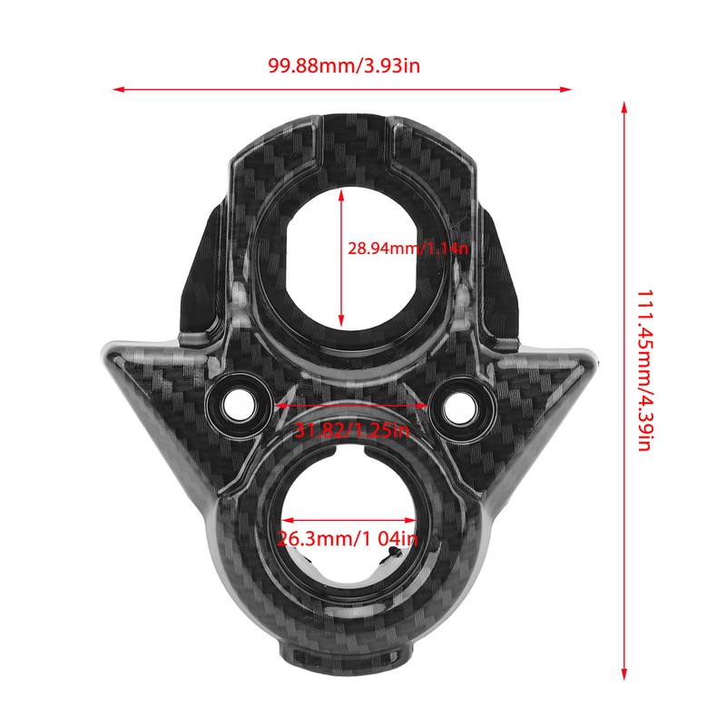Central Control Decorative Cover Carbon Fiber Pattern Replacement for SurRon