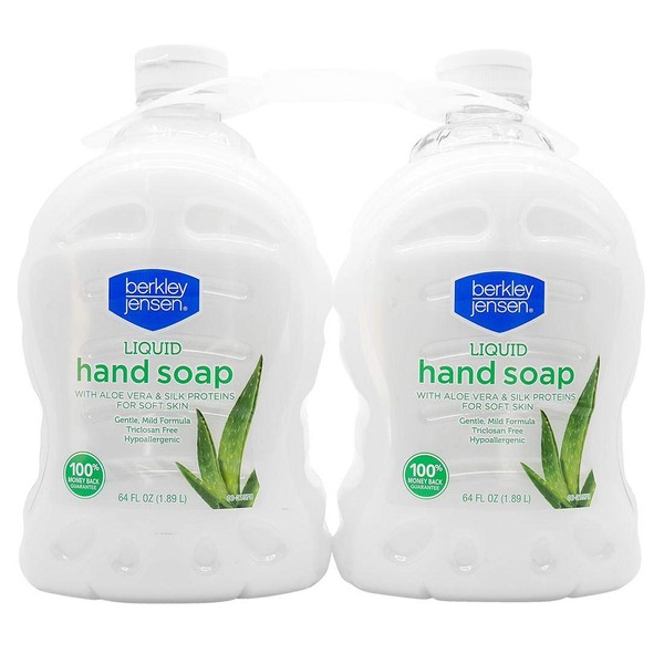Berkley Jensen Liquid Hand Soap with Aloe Vera & Silk Proteind for Soft Skin
