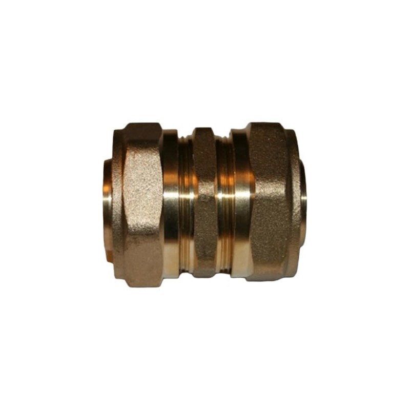 1/2" PEXworx Pex-Al-Pex Compression Coupling Brass Fitting