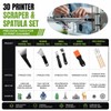 3D Printer Removal Tool Kit, 7 Precision Scrapers for Large,