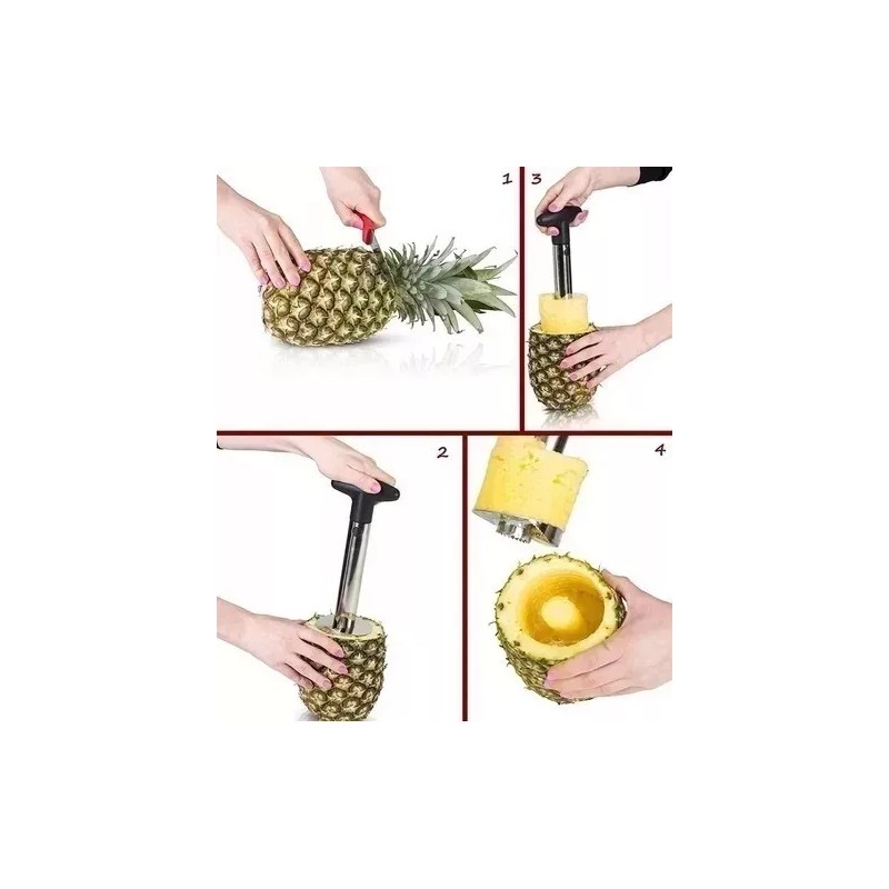 RIVERSOFY Cortador Descorazonador Para Piña De Facil Uso Practico