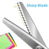 2 Pack Pinking Shears for Fabric, YIFARUBE Stainless Steel Dressmaking