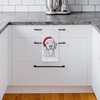 Inkopious Santa Golden Retriever Tea Towel, Dishcloth, Dinner Napkin, Flour