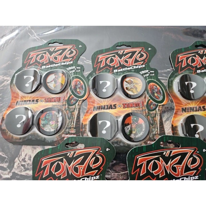 Play Visions Lot Of 5 TONGZO BATTLECHIPZ Ninjas vs Zombies