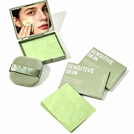 300 Sheets Oil Blotting Sheets for Face - Natural Wood Pulp, Mirror Kit