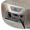 JENSEN CD-590-C CD-590 1-Watt Portable Stereo CD and Cassette Player/Recorder