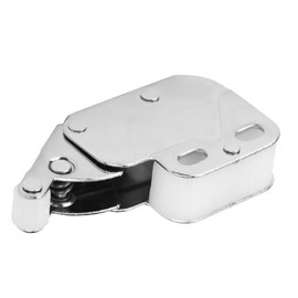 Pack of 10 Mini Tip Push Catch Latch Bounce Cabinet Door Latch Spring Charger with Snap Lock