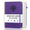 End of Life Planner, Spiral Estate Planning Organizer with Tabs