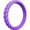 Anillos ThunderFit de bodas de silicona, giratorios delgados, apilables, de