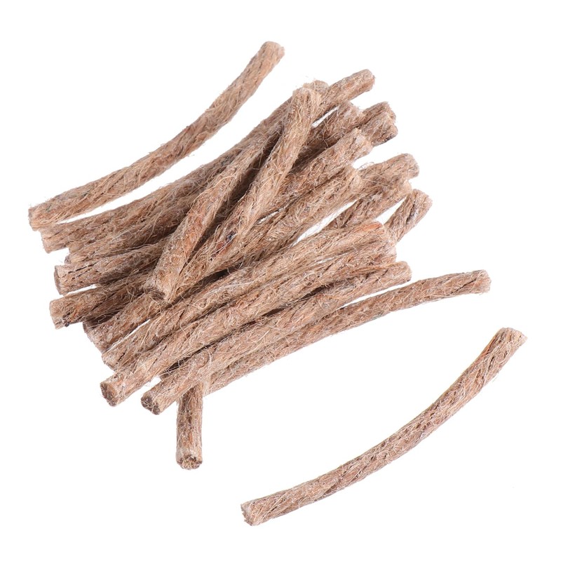 KOMBIUDA 80pcs Outdoor Camping Fire Starter Rope Beeswax for Hiking