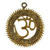 IBA Indianbeautifulart Brass Om Wall Hanging w/Gayatri Mantra Religious Wall