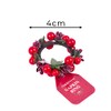 Harvey & Mason 4 Red Berry Napkin Rings Christmas Festive