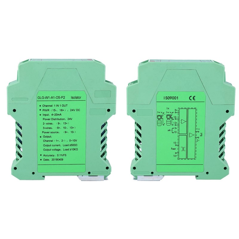 Current Signal Isolator Transmitter, DC 24V DC Detect Signal Conditioner