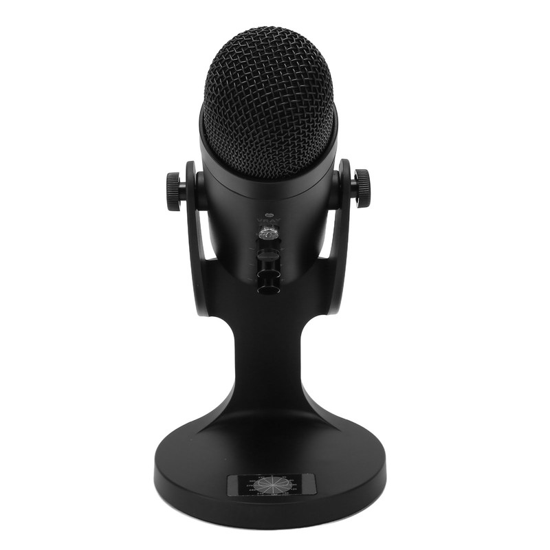 USB Condenser Microphone Plug Play Recording Microphone 360 Degree Rotatable