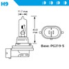 Simply S709 H9 Car Headlight Bulb, 12V, 65W, Comply with