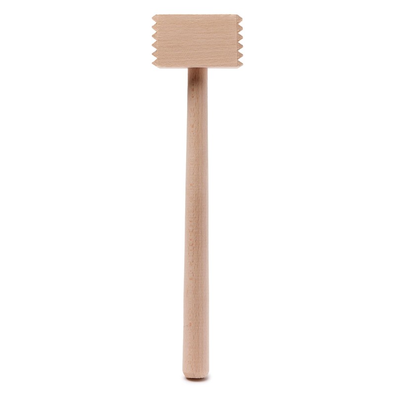 EVERYJOY Wooden Meat Tenderiser (Brown, 7 cm/Wood)