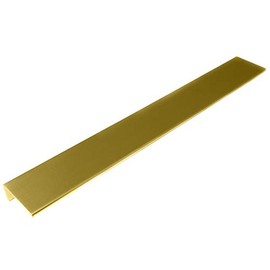 Laurey 96504-12 Inch Overall Edge Pull for Cabinet Doors and Drawer Fronts -Satin Brass, Gold
