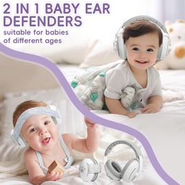 GOTFUN Baby Headphones, Baby Ear Defenders, Baby Noise Cancelling Headphones, Baby Sleep Earmuff, Soft Cushion Ear Protectors for Babies and Toddlers