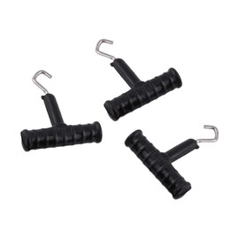 Fishing Knot Pullers, 3PCS Fishing Knot Puller Tool T Shape Knot Rig Puller for Freshwater Fish for Fishing (black),Mountain climbing tools
