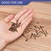 sourcing map 70Pcs Small Tiny Nails 1.2x15mm(DXL) Tiny Brass Nails