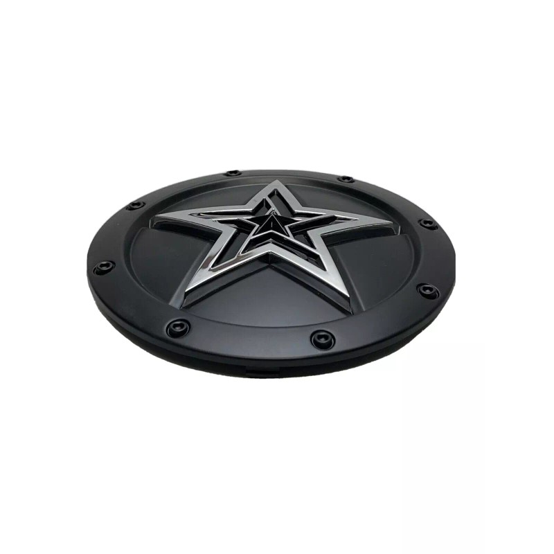 Dropstars Satin Black Snap In Wheel Center Cap 6032K138