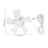 LIFKOME Compact USB Fan with Timer Versatile Hanging Ceiling Design