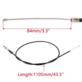 WOOSTAR 43.5" Throttle Cable Replacement for 200cc 250cc Dirt Pit Bike ATV 4 Wheeler Quad