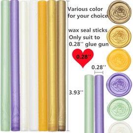40 Pcs Glue Gun Wax Seal Sticks for Wax Seal Stamp, Sage Green Sealing Wax Glue Gun Sealing Wax Sticks Mini Wax Gun Stick Suit to 0.28'' Glue Gun, Great for Wedding Invitations,Christmas (Sage Green)