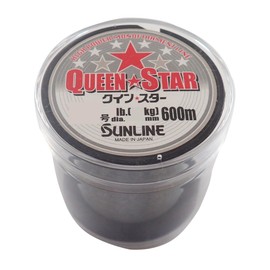 SUNLINE Queen Star Nylon Line, 656.2 yd (600 m), No. 0.8, Mist Gray