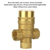 1/2" Brass Water Pressure Reducing Valve Relief Valve With Guage