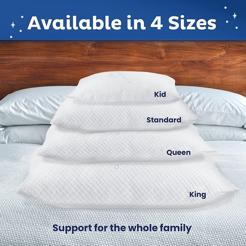 Snuggle-Pedic Shredded Memory Foam Pillow - The Original Cool Pillows