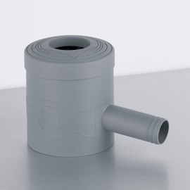 Rainwater Filter Rain Collector Standard Grey for Downpipes Diameter 68-100 mm and Square Downpipes with 60 x 60 mm for Filling Rain Barrels and Rainwater Butt