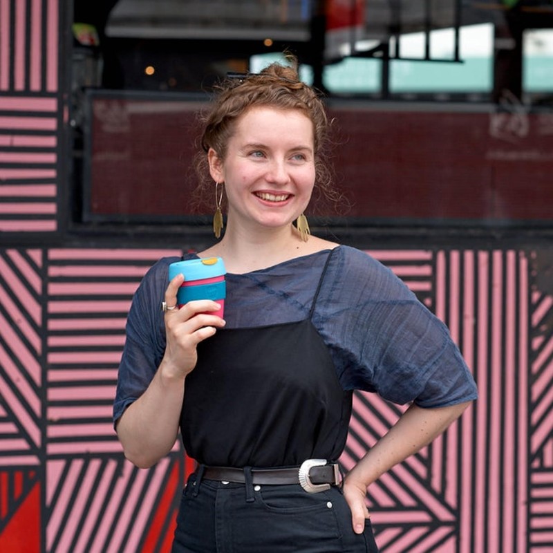 KeepCup Original, Lightweight Reusable Coffee Cup with Splashproof Sipper Lid