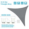 Sunal Triangular sun sail, 4 x 4 x 4 m,